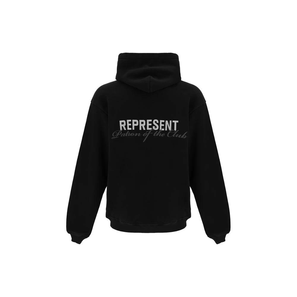 Represent Black Cotton Sweatshirt