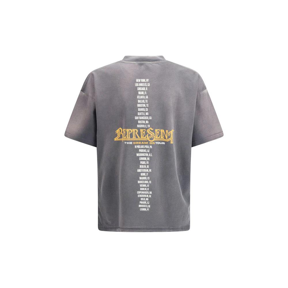 Represent Gray Cotton T-Shirt