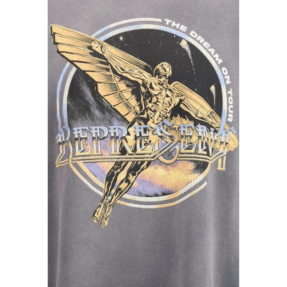 Represent Gray Cotton T-Shirt