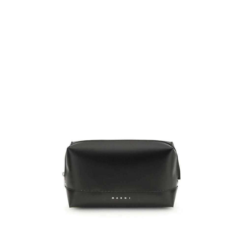 Marni Black Calf Leather Bos Taurus Shoulder Bag by Marni