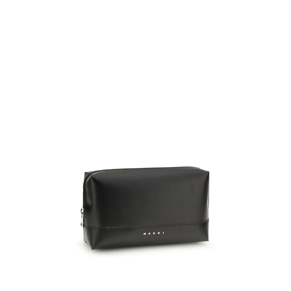 Marni Black Calf Leather Bos Taurus Shoulder Bag by Marni