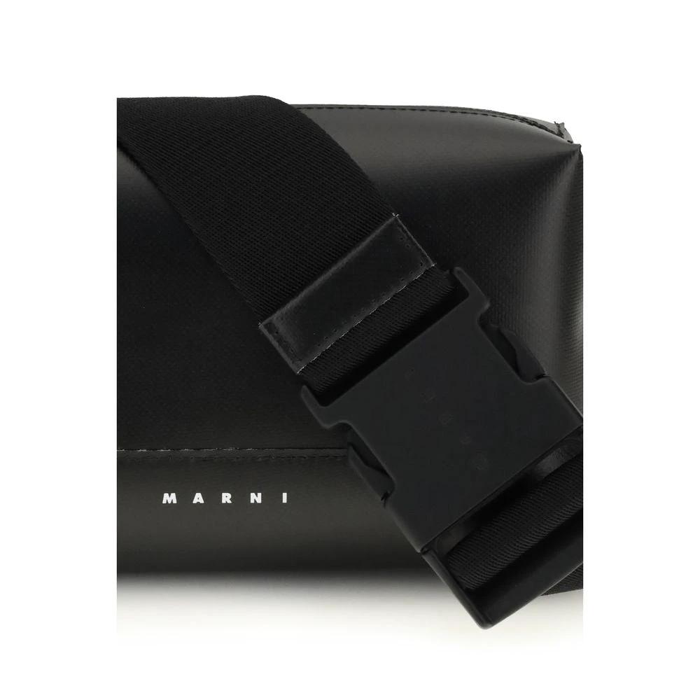 Marni Black Calf Leather Bos Taurus Shoulder Bag by Marni