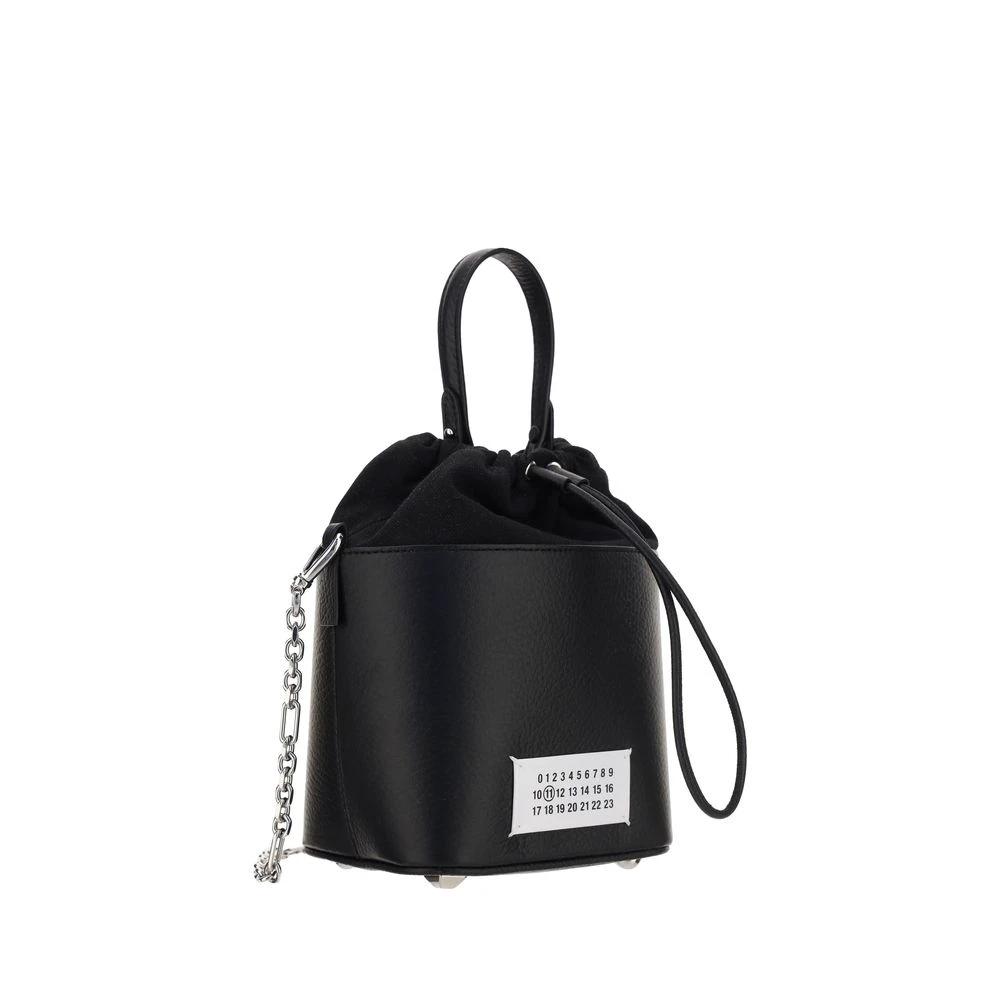 Margiela Black Calf Leather Bos Taurus Shoulder Bag by Margiela