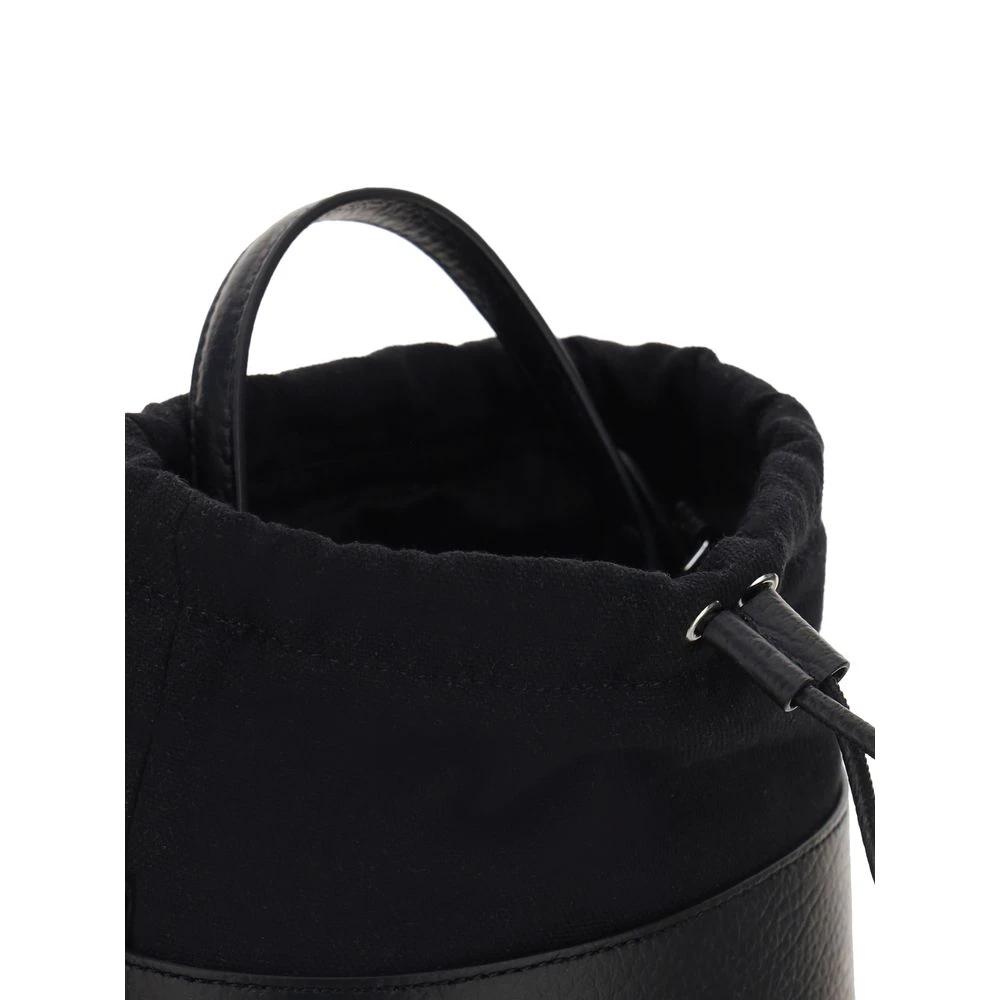 Margiela Black Calf Leather Bos Taurus Shoulder Bag by Margiela