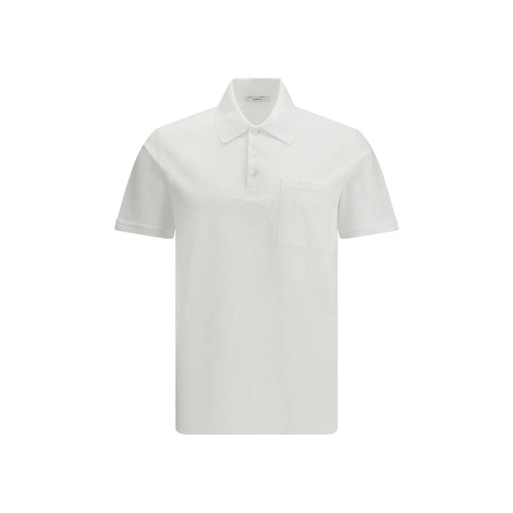 Givenchy White Cotton Polo Shirt by Givenchy