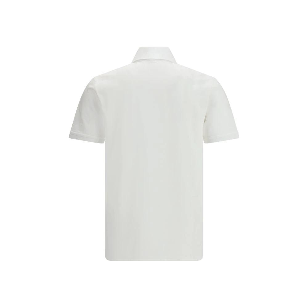 Givenchy White Cotton Polo Shirt by Givenchy