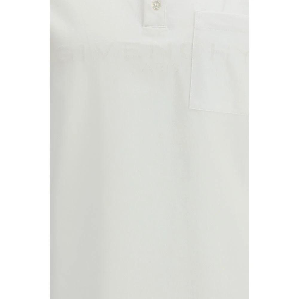 Givenchy White Cotton Polo Shirt by Givenchy