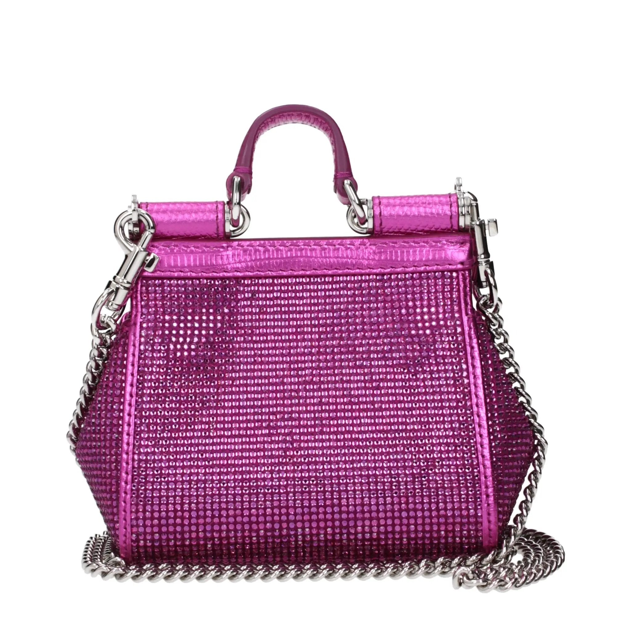 Dolce & Gabbana Pink Satin Handbag