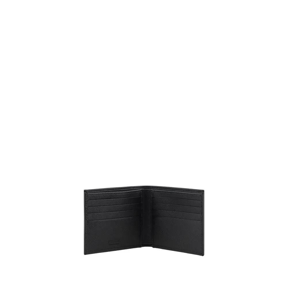 Portefeuille Prada en nylon noir