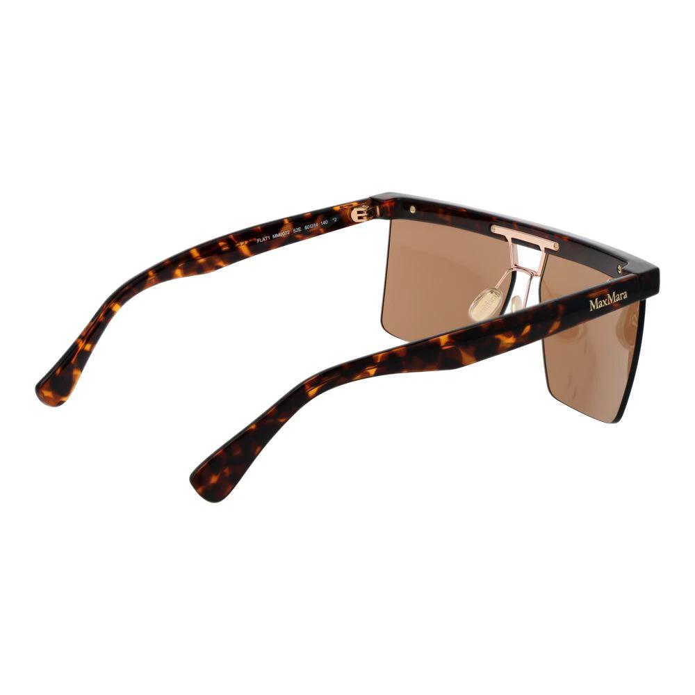 Max Mara Brown Plastic Sunglasses by Max Mara