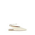 Ballerines Jil Sander en cuir de chèvre beige