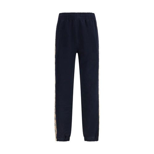 Burberry Blue Cotton Joggers (Workout Pants) by Burberry