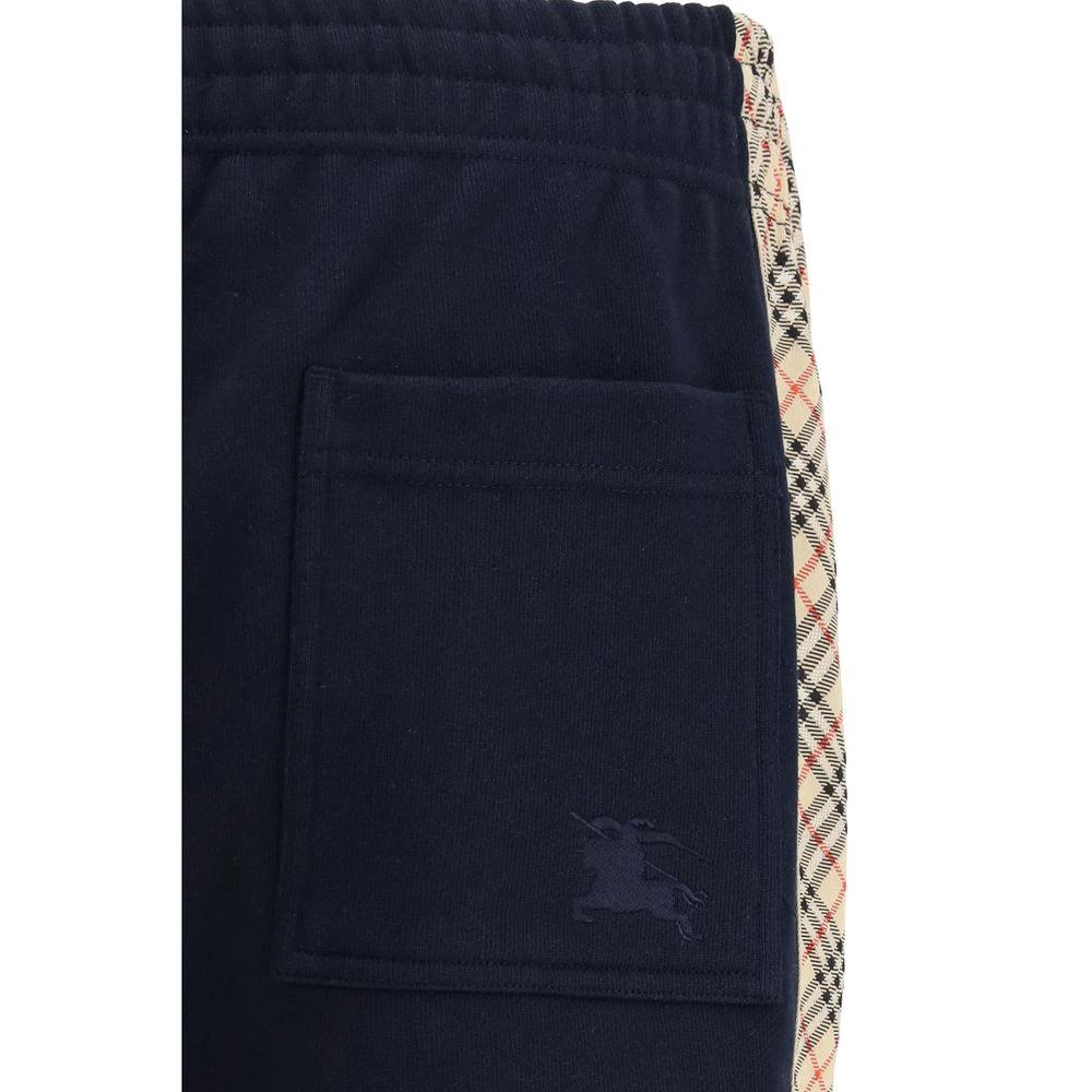 Burberry Blue Cotton Joggers (Workout Pants) by Burberry