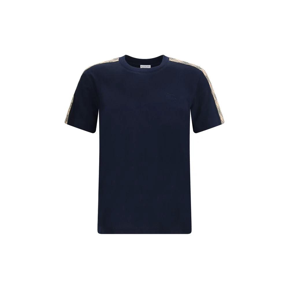 Burberry Blue Cotton T-Shirt by Burberry
