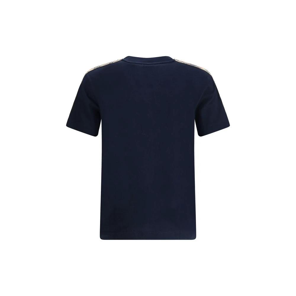 Burberry Blue Cotton T-Shirt by Burberry