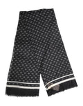 Dolce & Gabbana Black Crown Cashmere Neck Wrap Shawl Scarf by Dolce & Gabbana