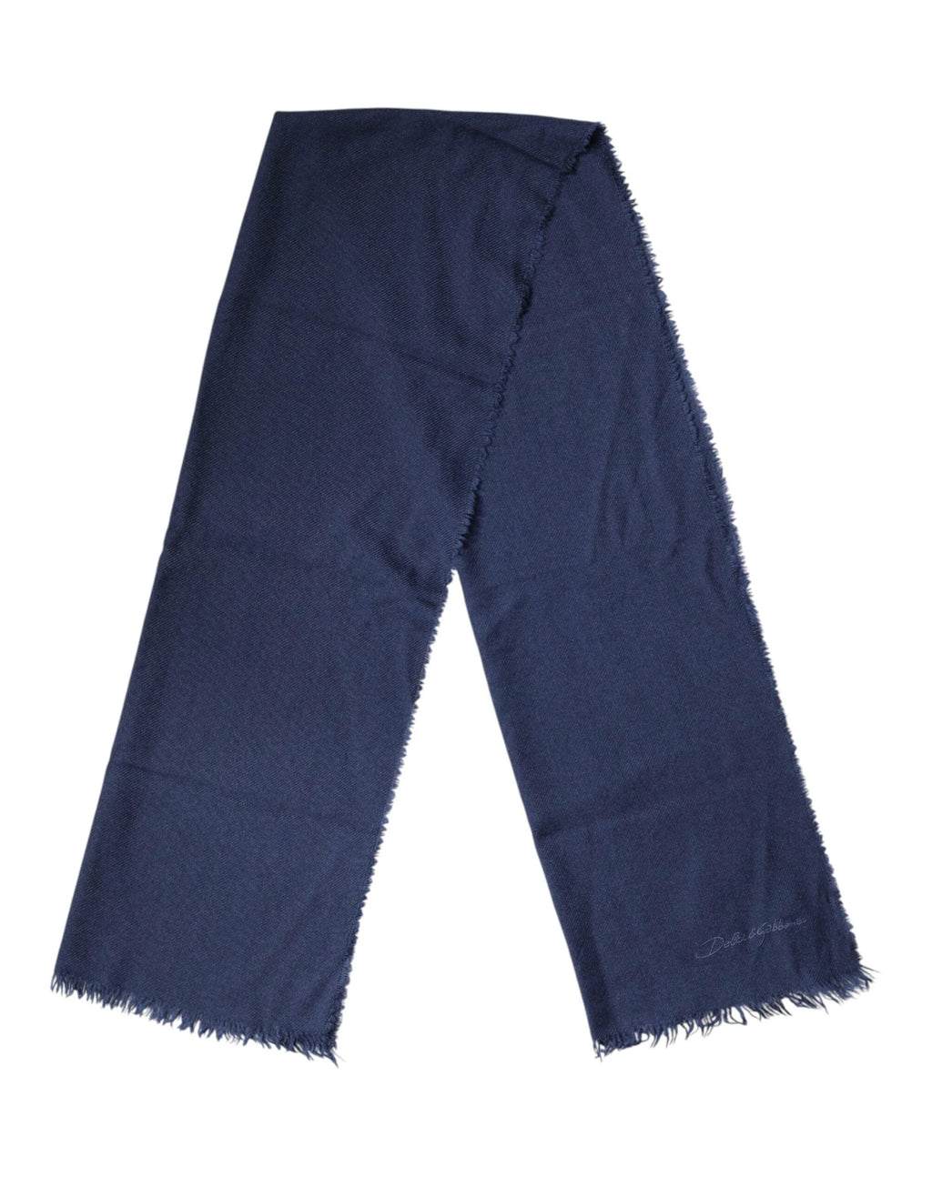 Dolce & Gabbana Scarf Blue Cashmere Neck Wrap Shawl Men by Dolce & Gabbana