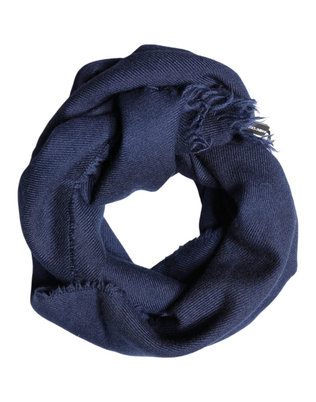 Dolce & Gabbana Scarf Blue Cashmere Neck Wrap Shawl Men by Dolce & Gabbana