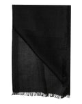 Dolce & Gabbana Black Cashmere Knit Neck Wrap Shawl Scarf by Dolce & Gabbana
