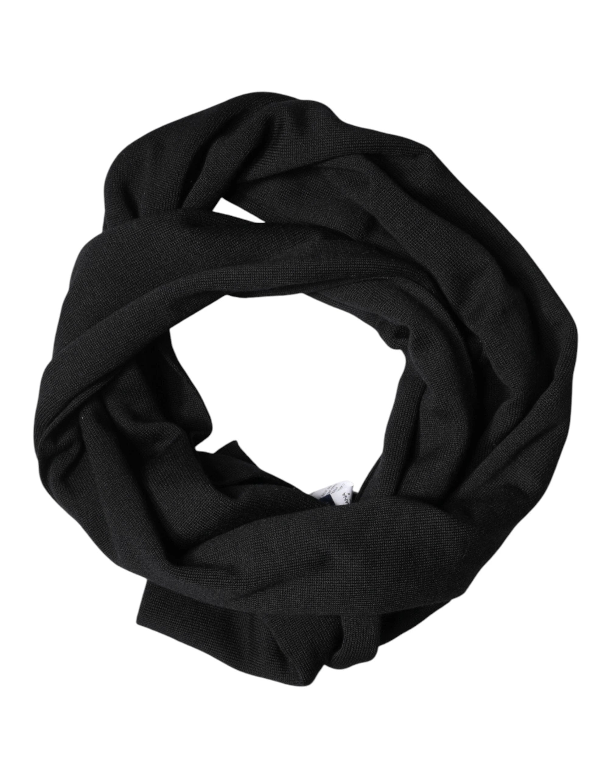 Dolce & Gabbana Blue Wool DG Loves London Neck Wrap Scarf by Dolce & Gabbana