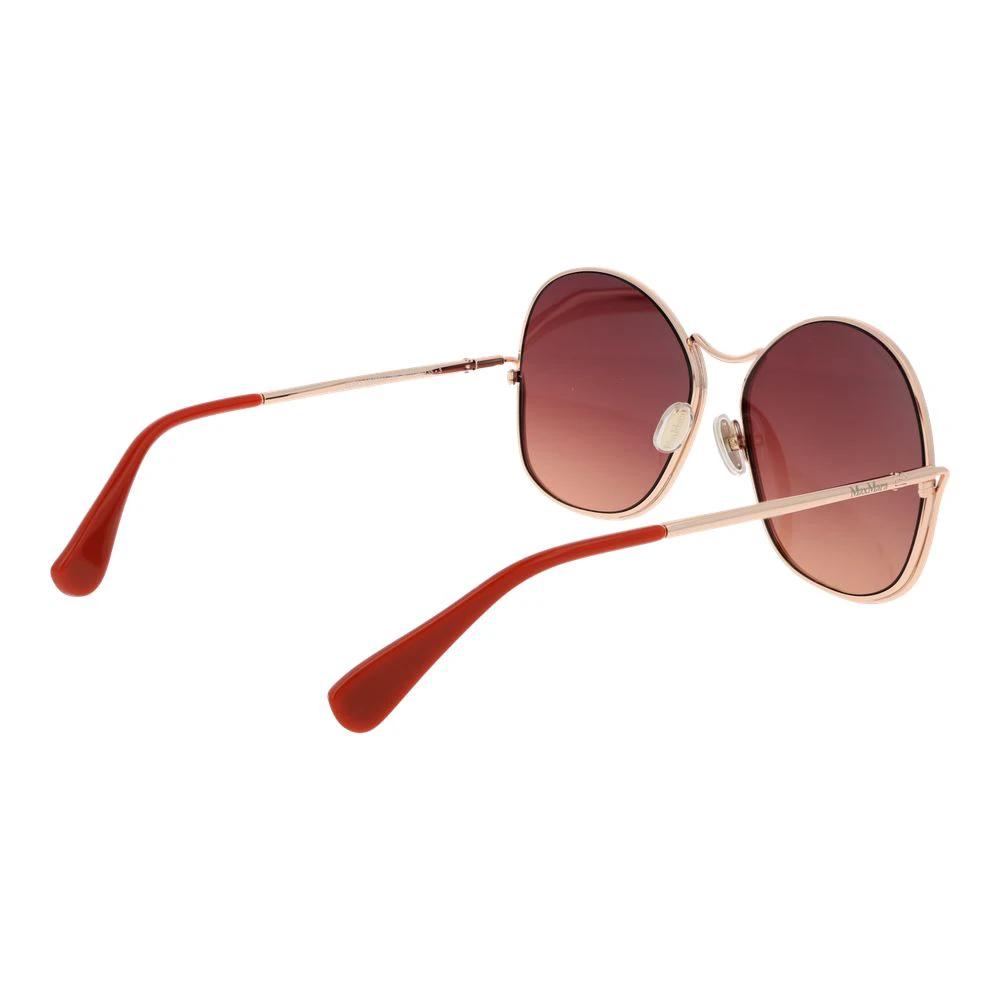 Max Mara Rose Gold Metal Sunglasses by Max Mara