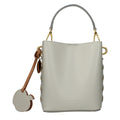 Sac à main en cuir gris Stella McCartney
