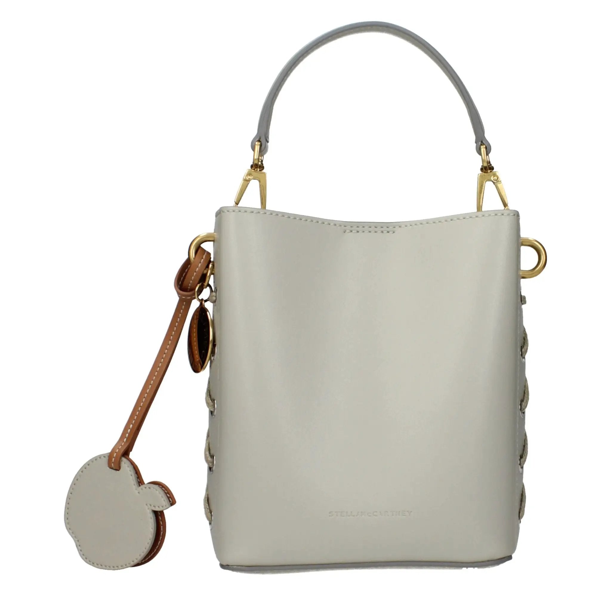 Sac à main en cuir gris Stella McCartney