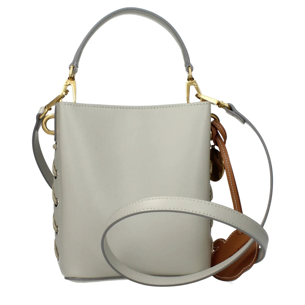 Sac à main en cuir gris Stella McCartney