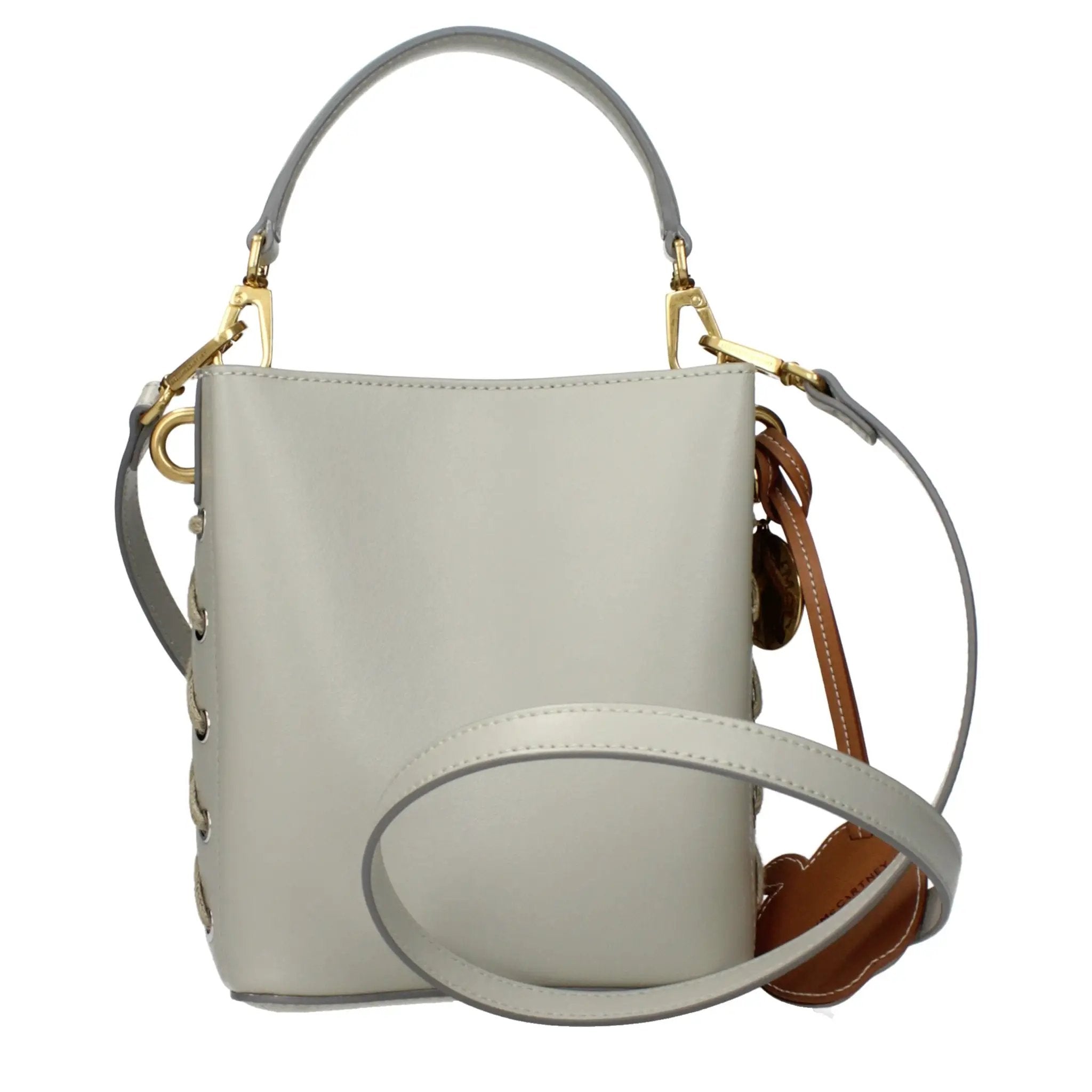 Sac à main en cuir gris Stella McCartney