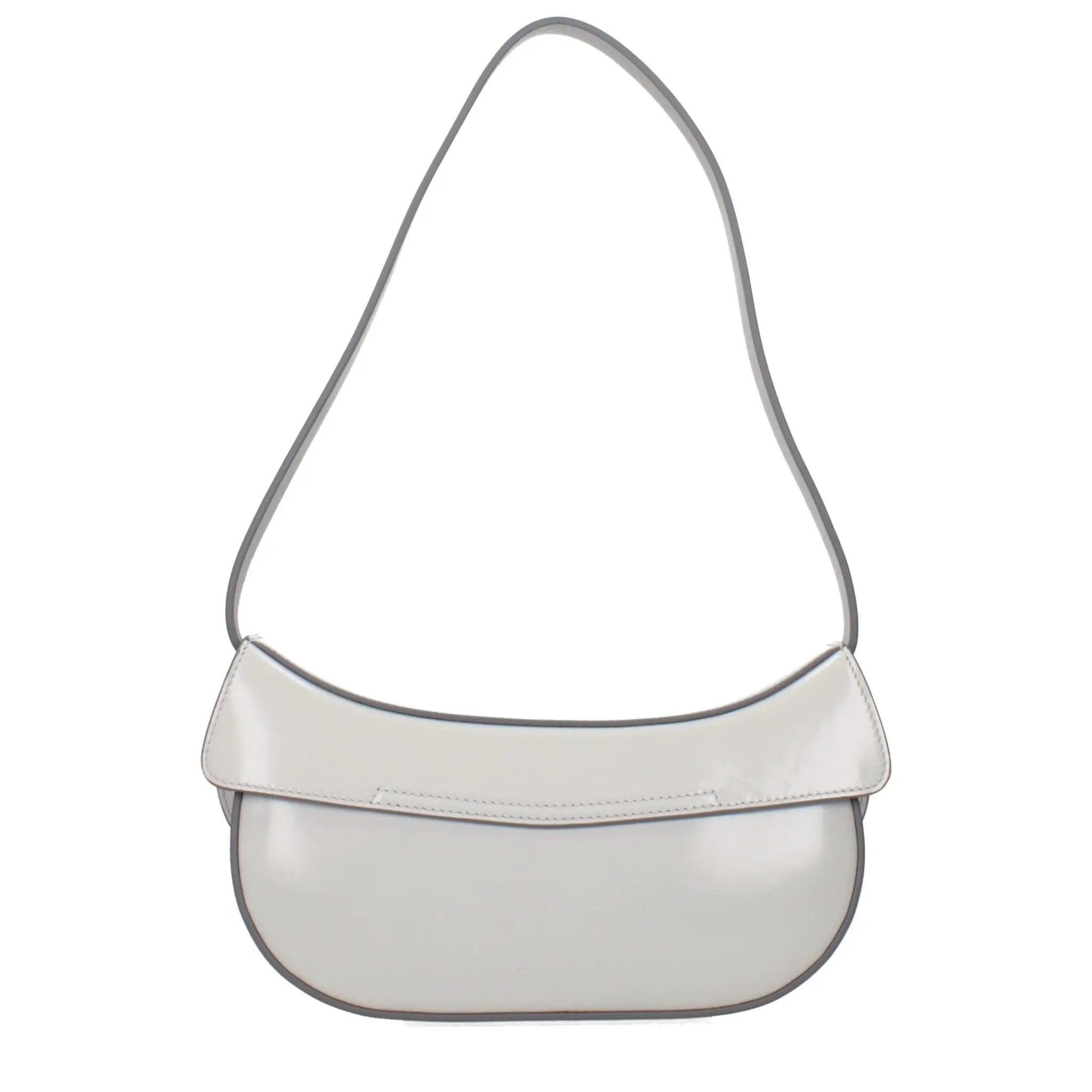 Marni Gray Leather Shoulder Bag