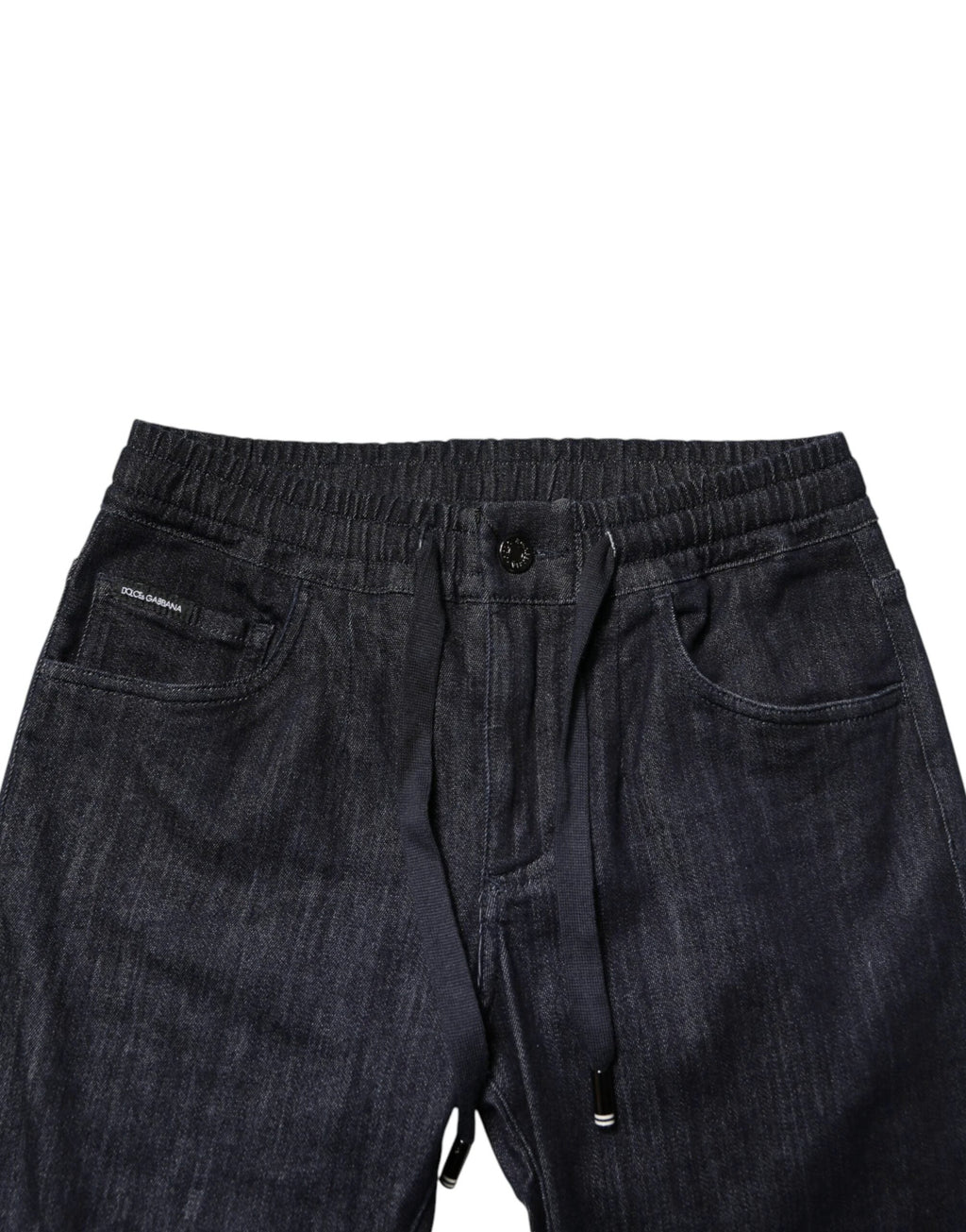 Dolce & Gabbana Black Cotton Stretch Skinny Denim Men Jeans by Dolce & Gabbana