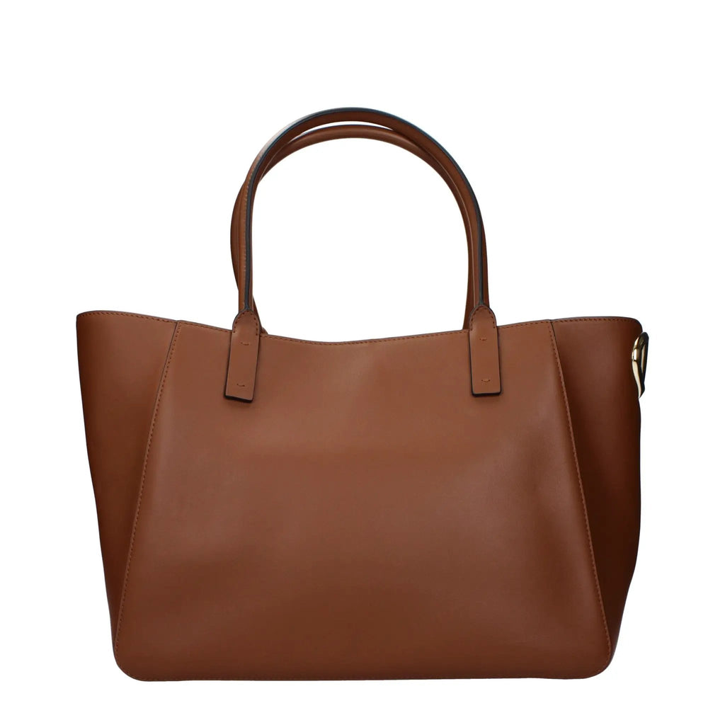 Sac à main en cuir marron Valentino Garavani