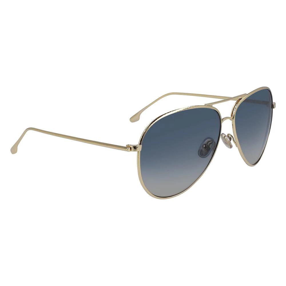 Victoria Beckham Gold Metal Sunglasses by Victoria Beckham