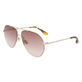 Victoria Beckham Gold Metal Sunglasses by Victoria Beckham