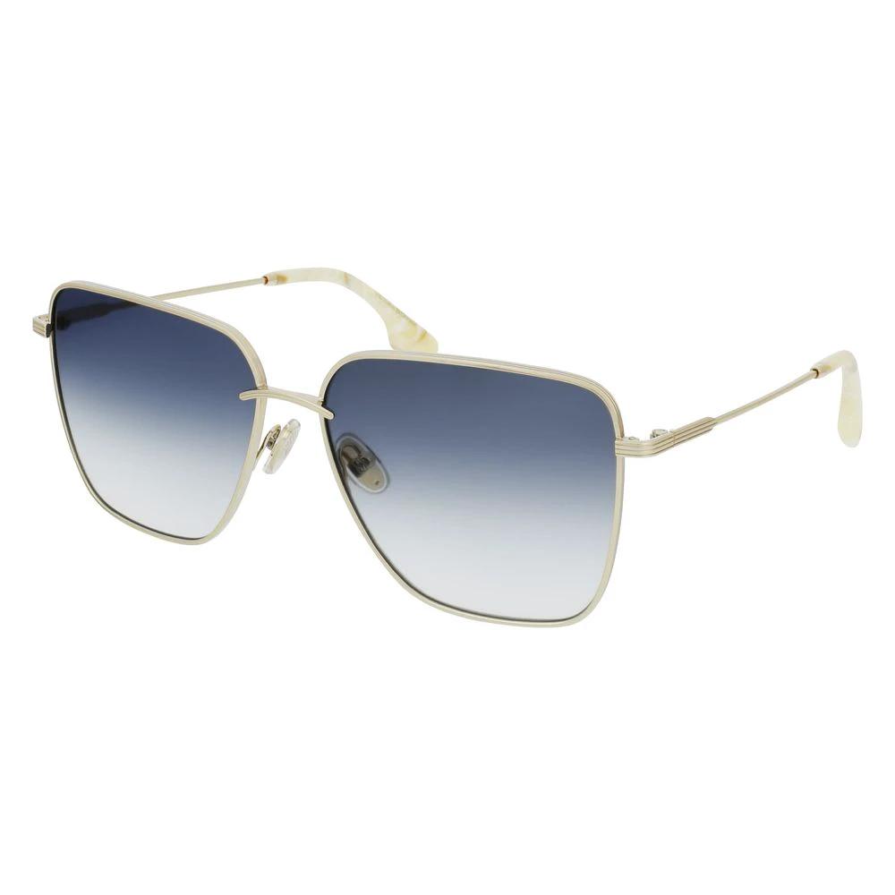 Victoria Beckham Gold Metal Sunglasses by Victoria Beckham