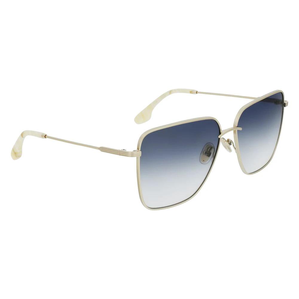Victoria Beckham Gold Metal Sunglasses by Victoria Beckham