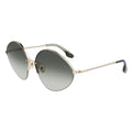 Victoria Beckham Gold Metal Sunglasses by Victoria Beckham