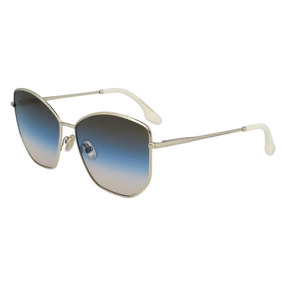 Victoria Beckham Gold Metal Sunglasses by Victoria Beckham