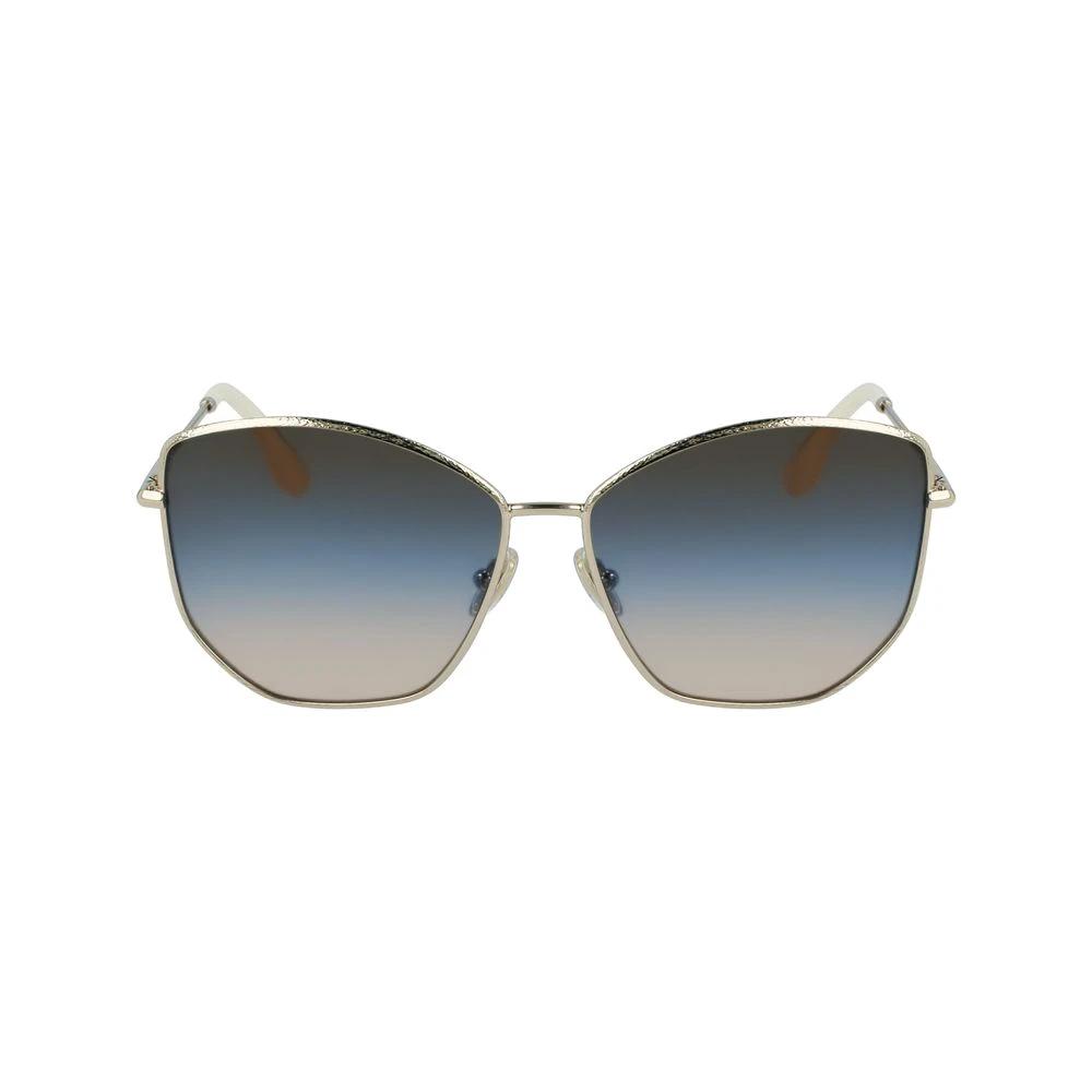 Victoria Beckham Gold Metal Sunglasses by Victoria Beckham