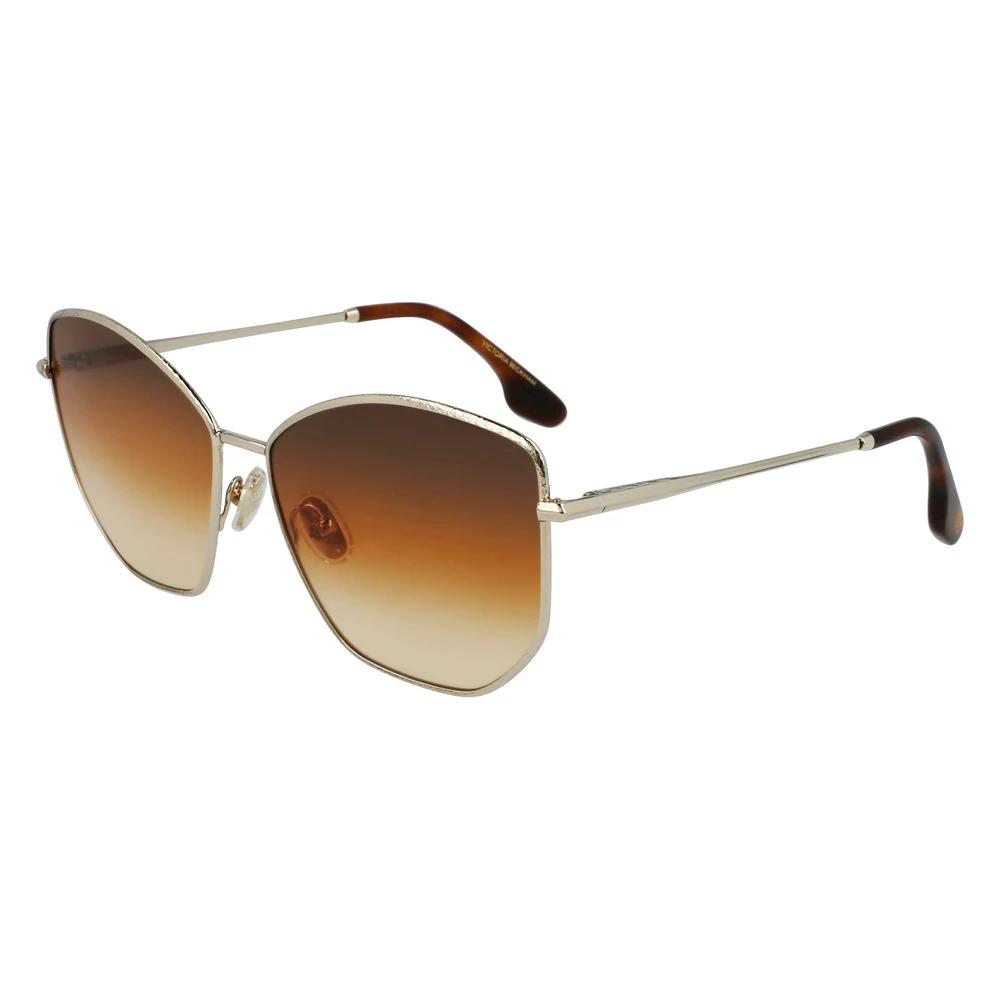 Victoria Beckham Gold Metal Sunglasses by Victoria Beckham