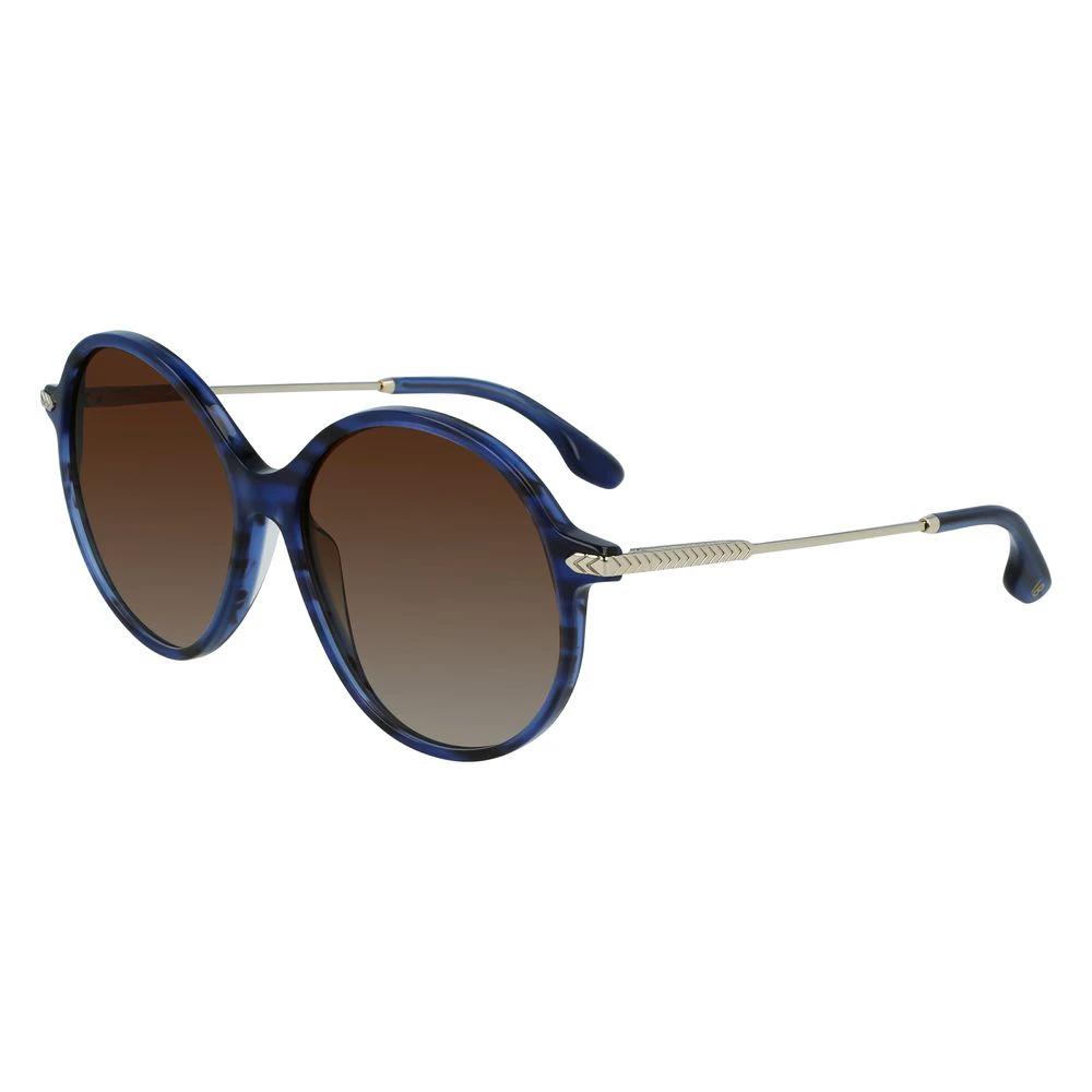 Victoria Beckham Blue Acetate Sunglasses by Victoria Beckham