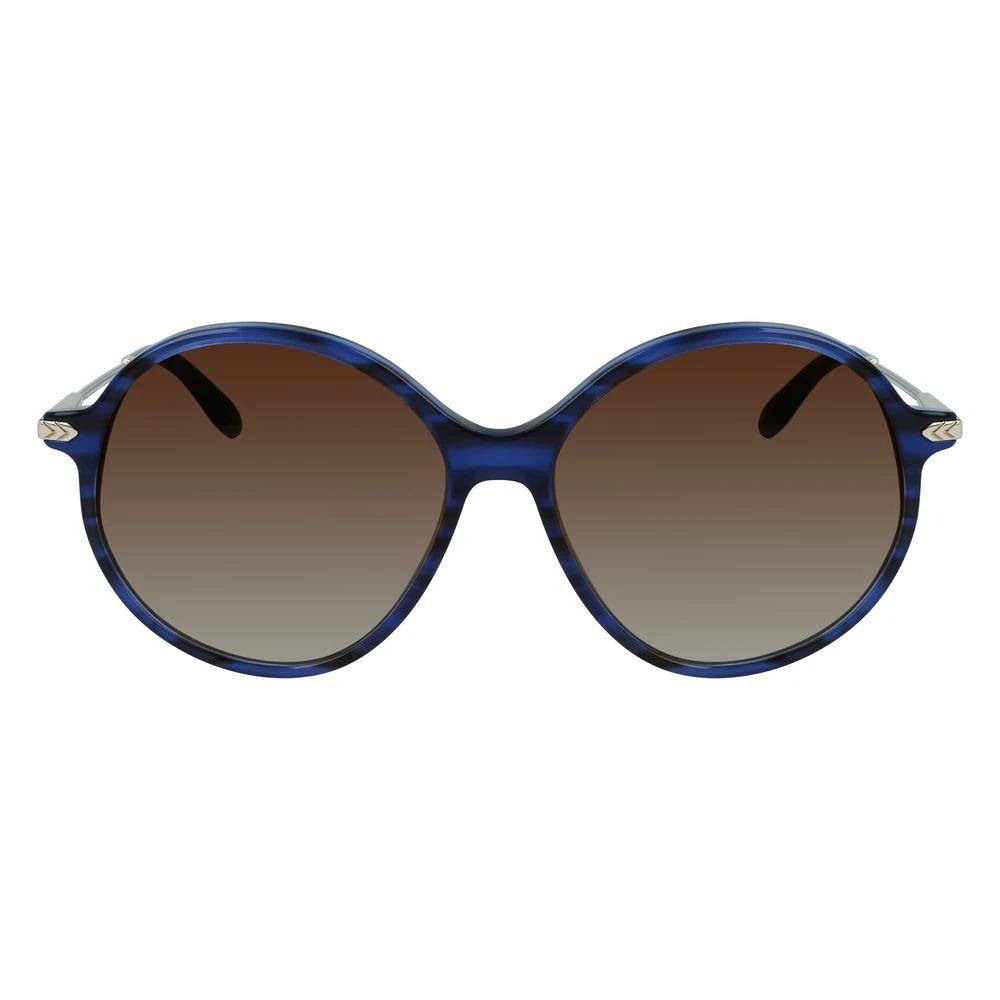 Victoria Beckham Blue Acetate Sunglasses by Victoria Beckham