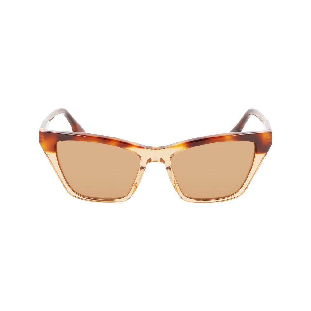Victoria Beckham Brown Acetate Sunglasses by Victoria Beckham