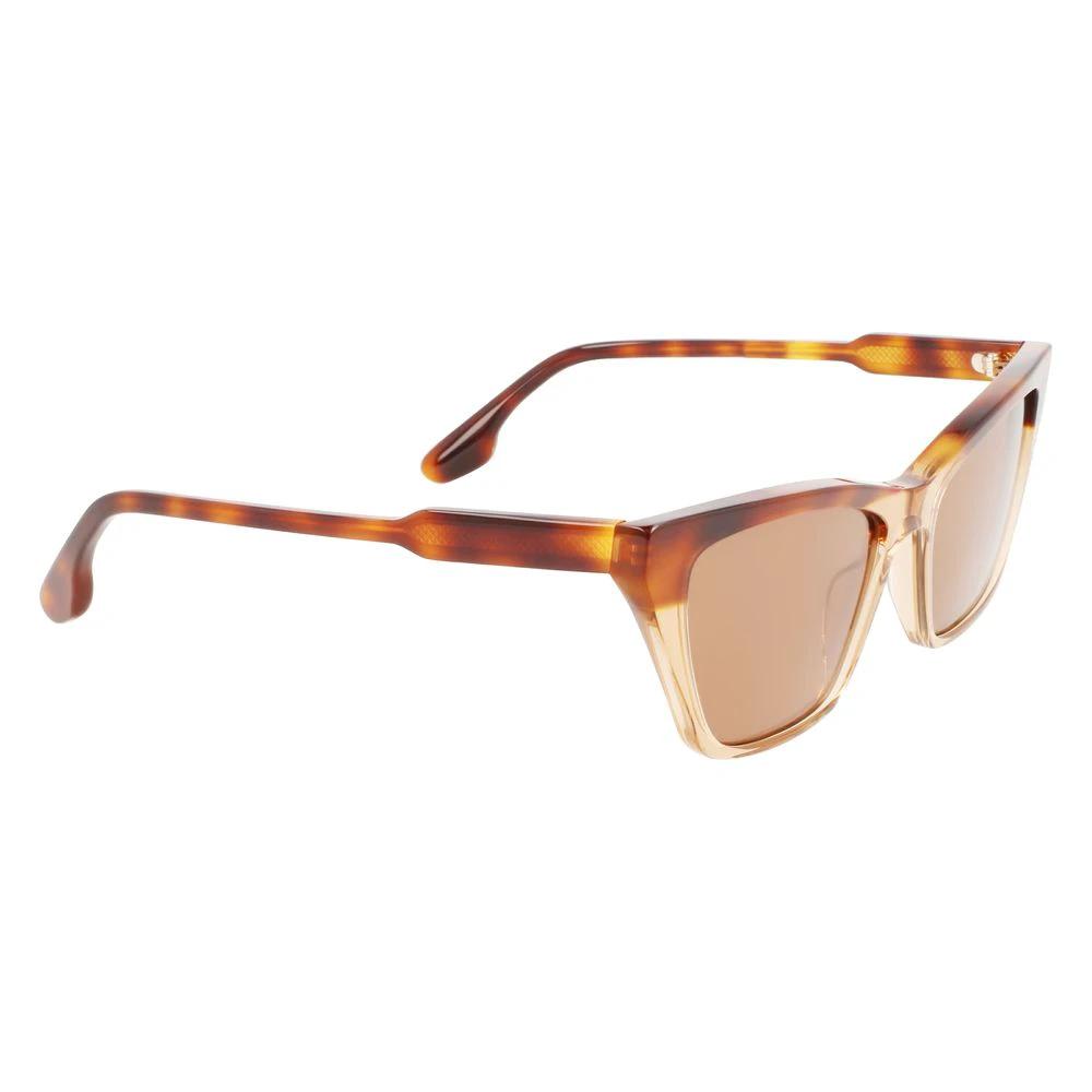 Victoria Beckham Brown Acetate Sunglasses by Victoria Beckham