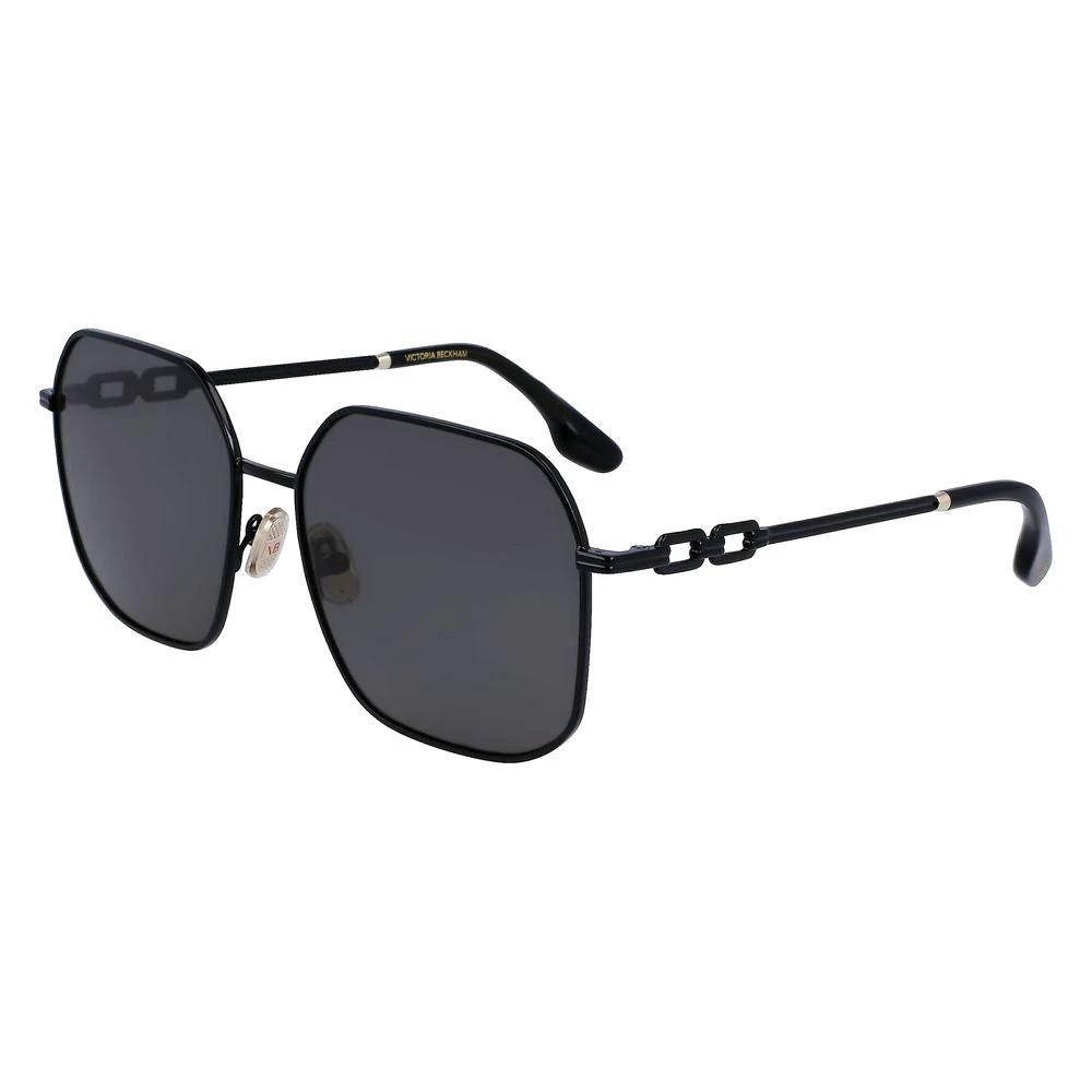 Victoria Beckham Black Metal Sunglasses by Victoria Beckham