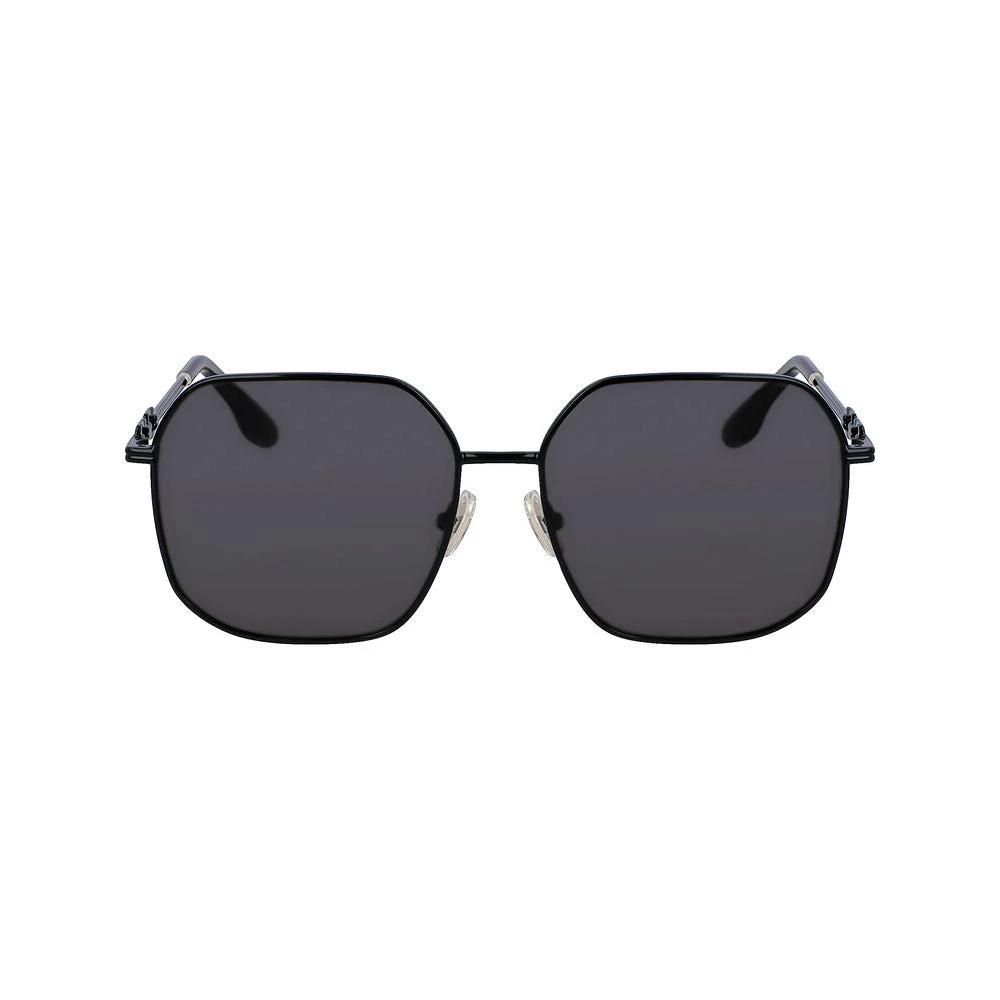 Victoria Beckham Black Metal Sunglasses by Victoria Beckham