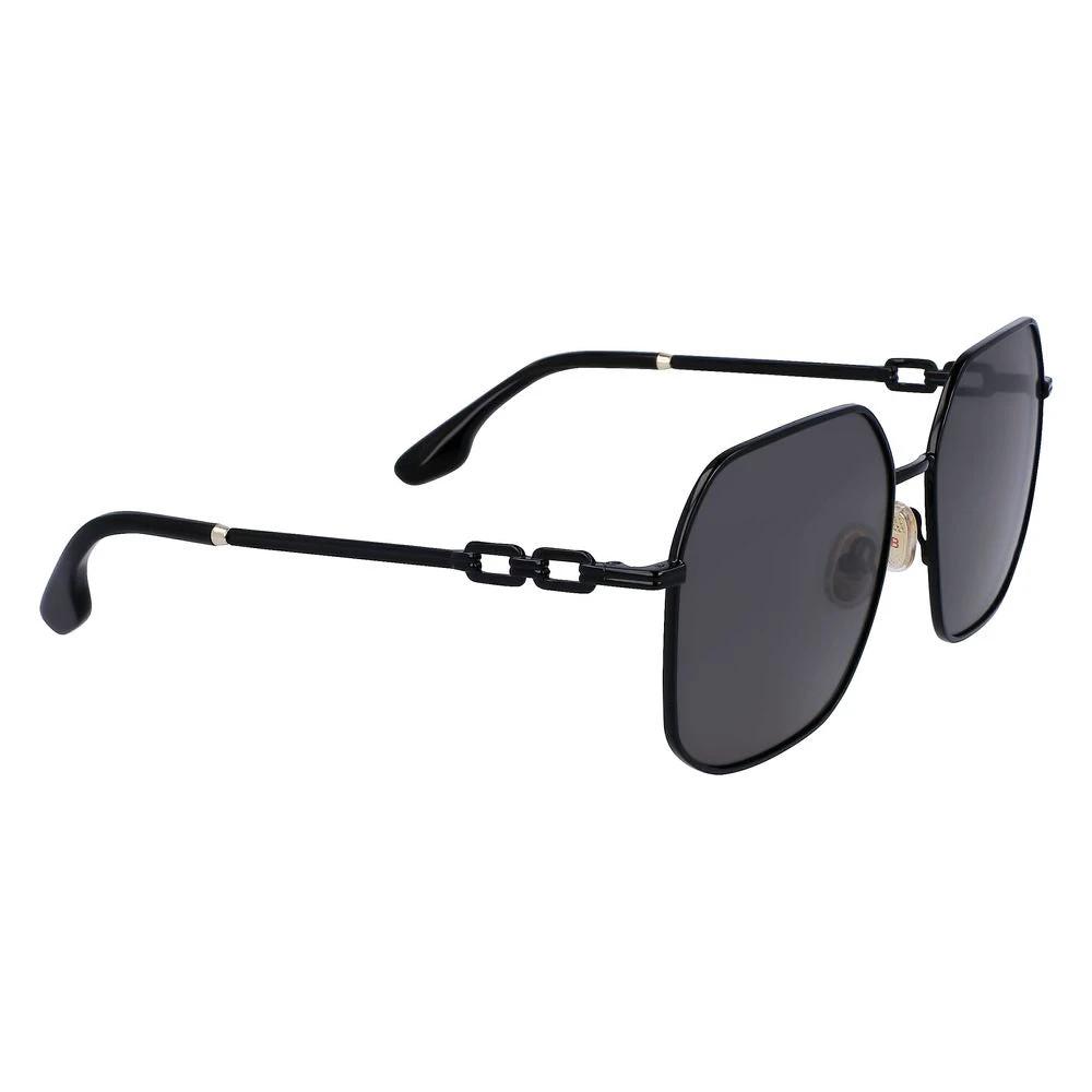 Victoria Beckham Black Metal Sunglasses by Victoria Beckham