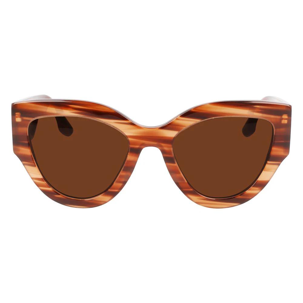 Victoria Beckham Brown Acetate Sunglasses by Victoria Beckham