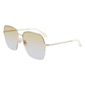Victoria Beckham Gold Metal Sunglasses by Victoria Beckham