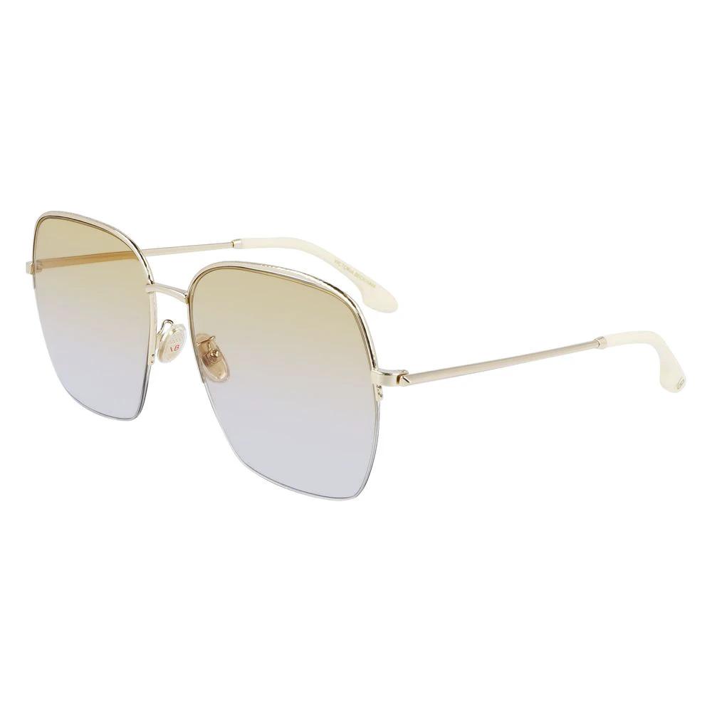 Victoria Beckham Gold Metal Sunglasses by Victoria Beckham